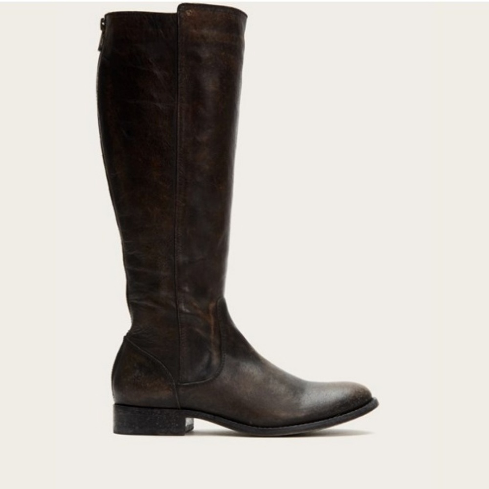 Frye Women's Melissa Stud Back Zip Boots in Black